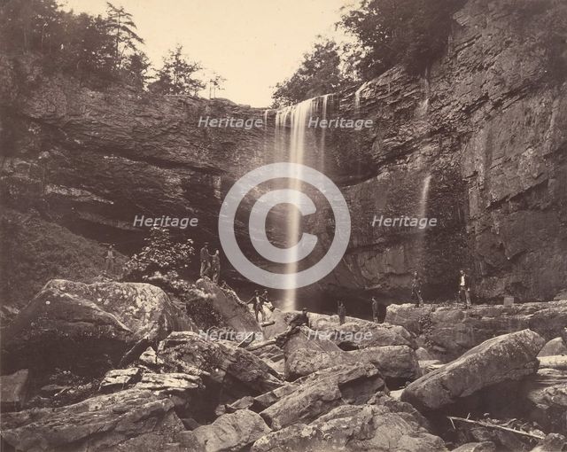 Lulah Falls, Lookout Mountain, Georgia, 1864-65. Creator: Isaac H. Bonsall.