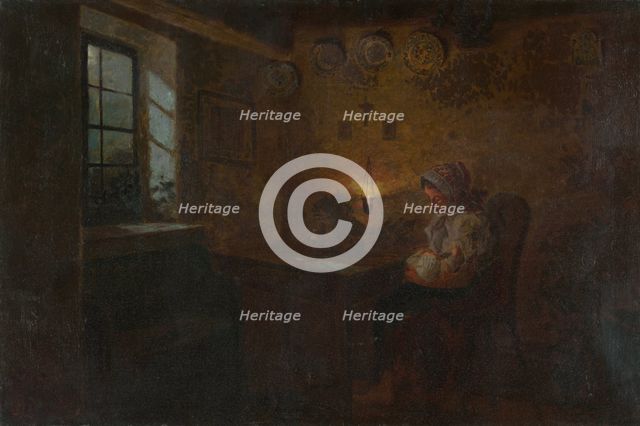 Lullaby, around 1906. Creator: Gustav Mally.