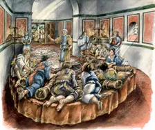 Lullingstone Roman Villa, c4th century, (c1990-2010). Artist: Peter Dunn