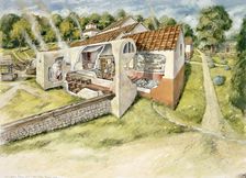 Lullingstone Roman Villa, c4th century, (c1990-2010). Artist: Peter Dunn
