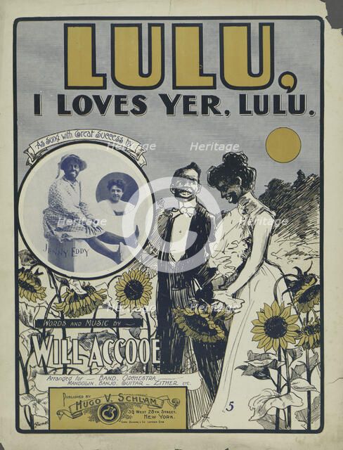 'Lulu. I loves yer, Lulu', 1901. Creator: Starmer.