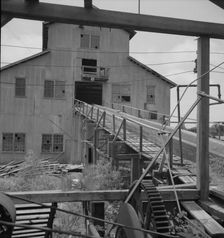 Lumber mill which is being dismantled, Careyville, Florida, 1937. Creator: Dorothea Lange