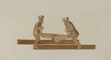 Lumbering, 1935/1942. Creator: Unknown