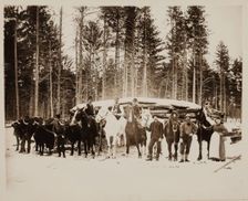 Lumbering Days in Ludington, Michigan, 1890. Creator: H. J. Hansen