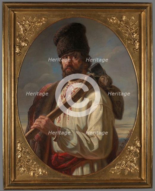 Lumberman from Masovia, 1879. Creator: Emilia Dukszynska-Dukszta.