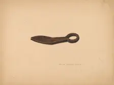 Lumberman's Brailing Pin, c. 1942. Creator: Frank Volem