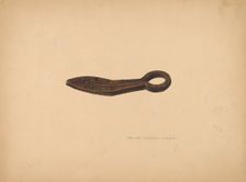 Lumberman's Brailing Pin, c. 1942. Creator: Frank Volem