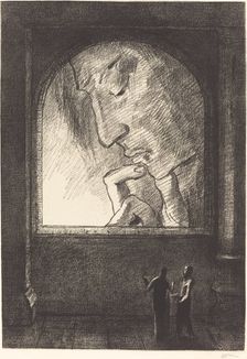 Lumiere (Light), 1893. Creator: Odilon Redon