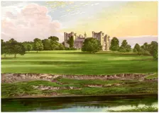 Lumley Castle, County Durham, home of the Earl of Scarbrough, c1880