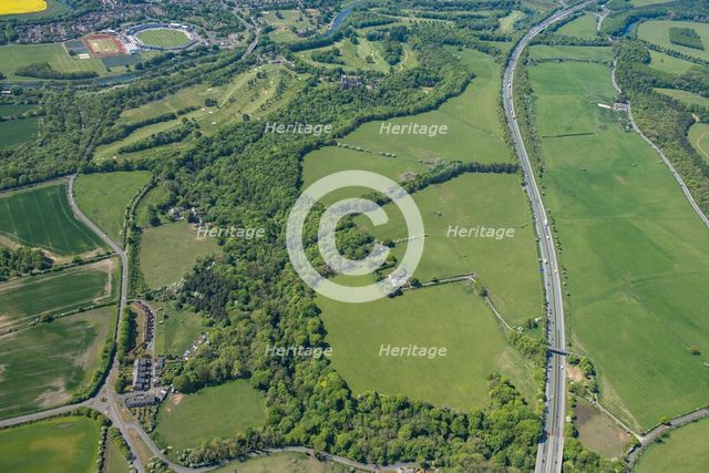 Lumley Park, landscape park to Lumley Castle, County Durham, 2025. Creator: Robyn Andrews.
