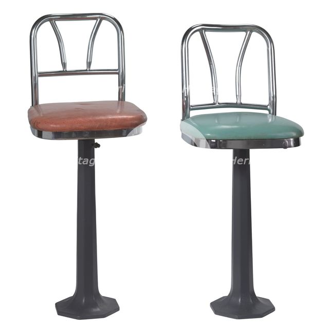 Lunch counter stools from Greensboro, North Carolina sit-ins, 1939-1960. Creator: Chicago Hardware Foundry Co..