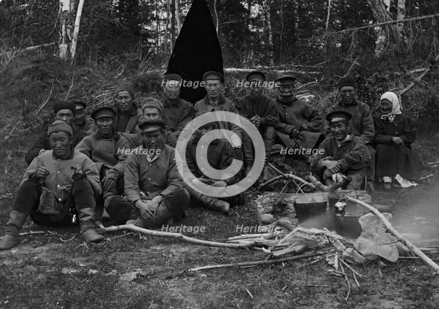 Lunch in the forest, 1890. Creator: Unknown.