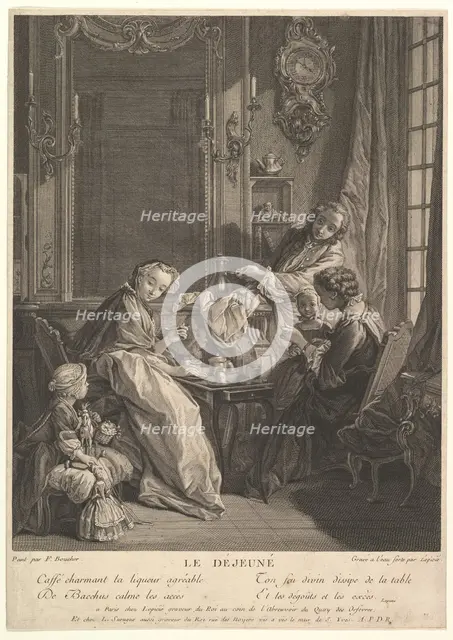 Luncheon. Creator: Francois Bernard Lepicie.