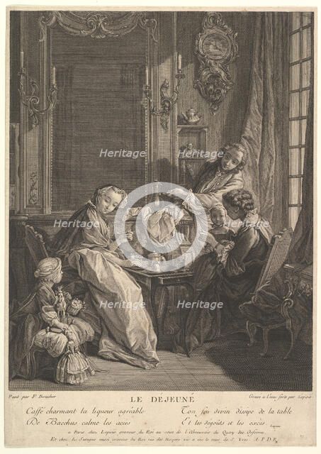 Luncheon. Creator: Francois Bernard Lepicie.