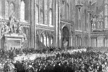 Luncheon given by the Lord Mayor to the Prince of Wales at Guildhall, 1874. Creator: Unknown