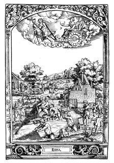 Luna, 1531. Artist: Sebald Beham