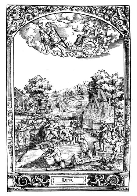 Luna, 1531. Artist: Sebald Beham