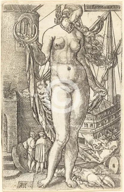 Luna, 1533. Creator: Heinrich Aldegrever.