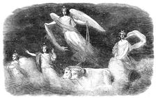 "Luna in her Car", from "The Winter's Tale", at the Princess Theatre, 1856. Creator: Unknown