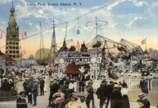 Luna Park, Coney Island, New York City, New York, USA, 1916