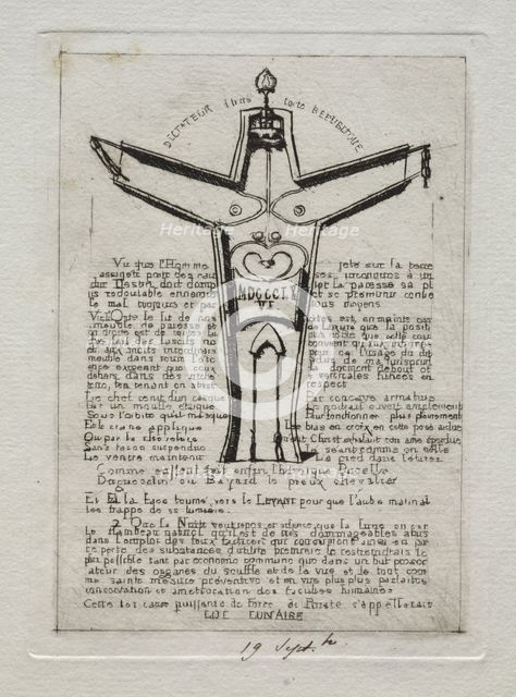Lunar Law, 1866. Creator: Charles Meryon (French, 1821-1868).