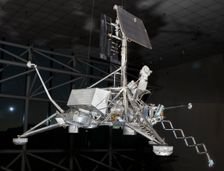 Lunar Lander, Surveyor, ca. 1966. Creator: Hughes Aircraft Co.