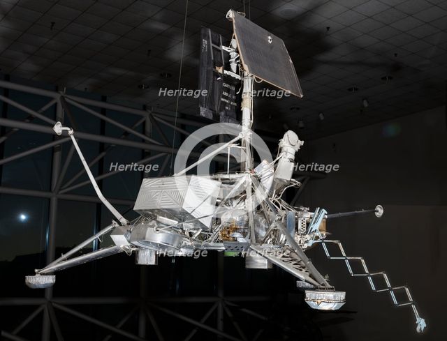 Lunar Lander, Surveyor, ca. 1966. Creator: Hughes Aircraft Co..