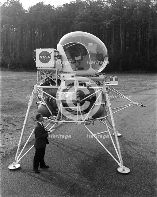 Lunar Landing Vehicle, USA, 1963.  Creator: NASA.