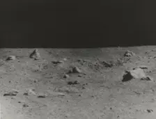 [Lunar Surface Photographed by Surveyor V], 1967. Creator: NASA