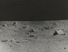[Lunar Surface Photographed by Surveyor V], 1967. Creator: NASA