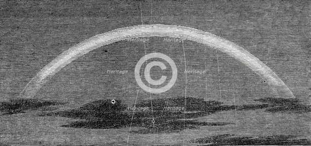 Lunar rainbow, 1844. Creator: Unknown.