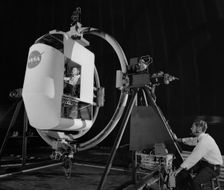 Lunar Rendezvous Simulator, 1962. Creator: NASA