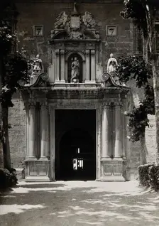 Lunatic asylum (once a convent), Granada: gateway, c1900. Creator: Unknown
