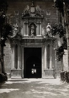 Lunatic asylum (once a convent), Granada: gateway, c1900. Creator: Unknown