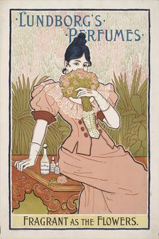 Lundborg's perfumes, 1890s. Creator: Rhead; Louis John (1858-1926)