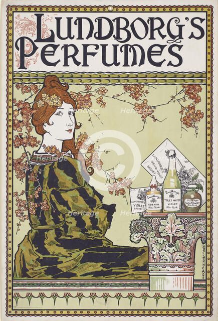 Lundborg's perfumes, 1894. Creator: Rhead; Louis John (1858-1926).