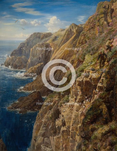 Lundy Island, 1857. Creator: Charles Thomas Burt.