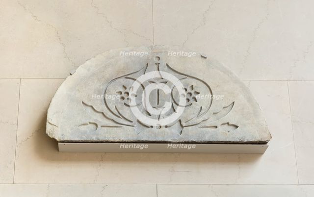 Lunette from the Springer Block, Chicago, Illinois, 1872. Creator: Peter Bonnett Wight.