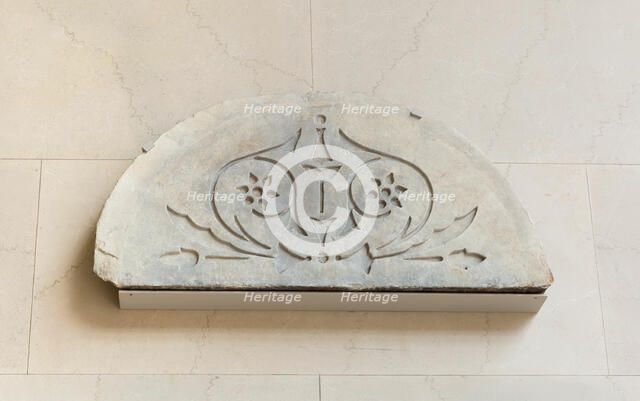 Lunette from the Springer Block, Chicago, Illinois, 1872. Creator: Peter Bonnett Wight.