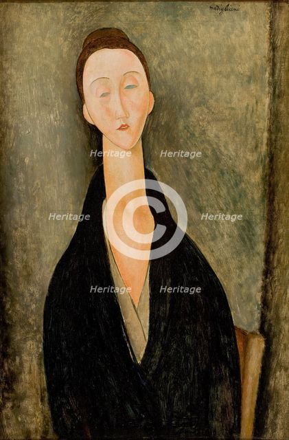 Lunia Czechowska, c1918. Creator: Modigliani, Amedeo (1884-1920).