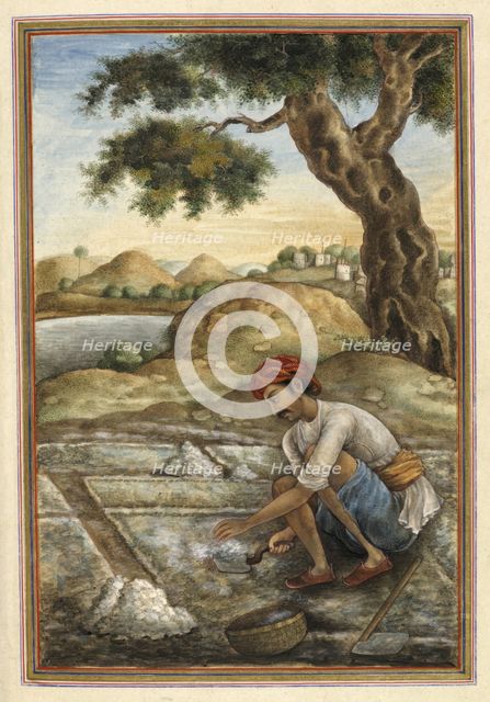 Luniya, a caste of salt-diggers, 1825 . Creator: Anon.