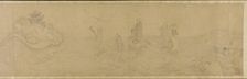 Luohans crossing the sea, Ming dynasty, 15th-16th century. Creator: Unknown