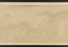 Luohans Crossing Land and Sea, Ming or Qing dynasty, 17th century. Creator: Unknown