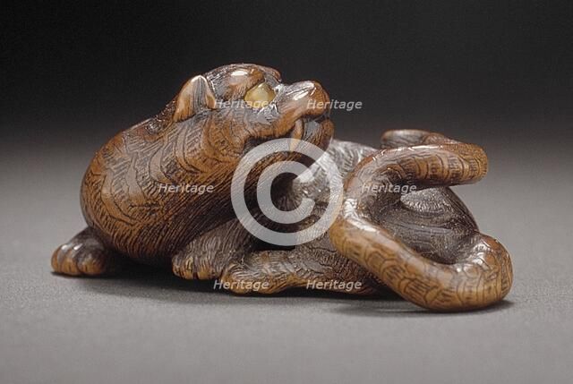 Lurking Tiger, c.1800. Creator: Naito Toyomasa.