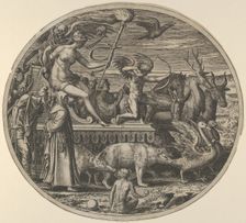 Lust, from the Seven Deadly Sins ca. 1550-55. Creator: Leon Davent