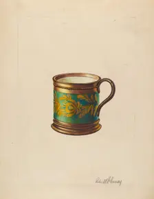 Luster Mug, c. 1937. Creator: Robert Schuerer