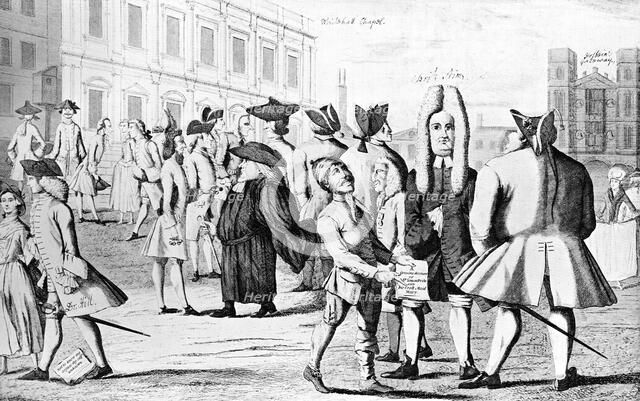 'Lusus Naturae, or Carracturas of the present age' 1752. Artist: John June