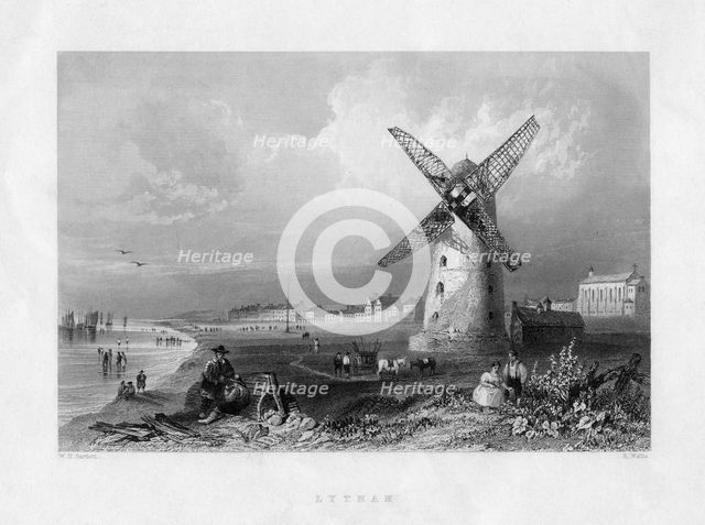 Lytham, Lancashire, 19th century.Artist: R Wallis