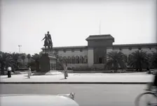 Lyautey Statue and Town Hall, Casablanca, Morocco, c1955. Creator: Arthur Charles Kirby Ware