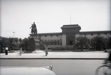 Lyautey Statue and Town Hall, Casablanca, Morocco, c1955. Creator: Arthur Charles Kirby Ware